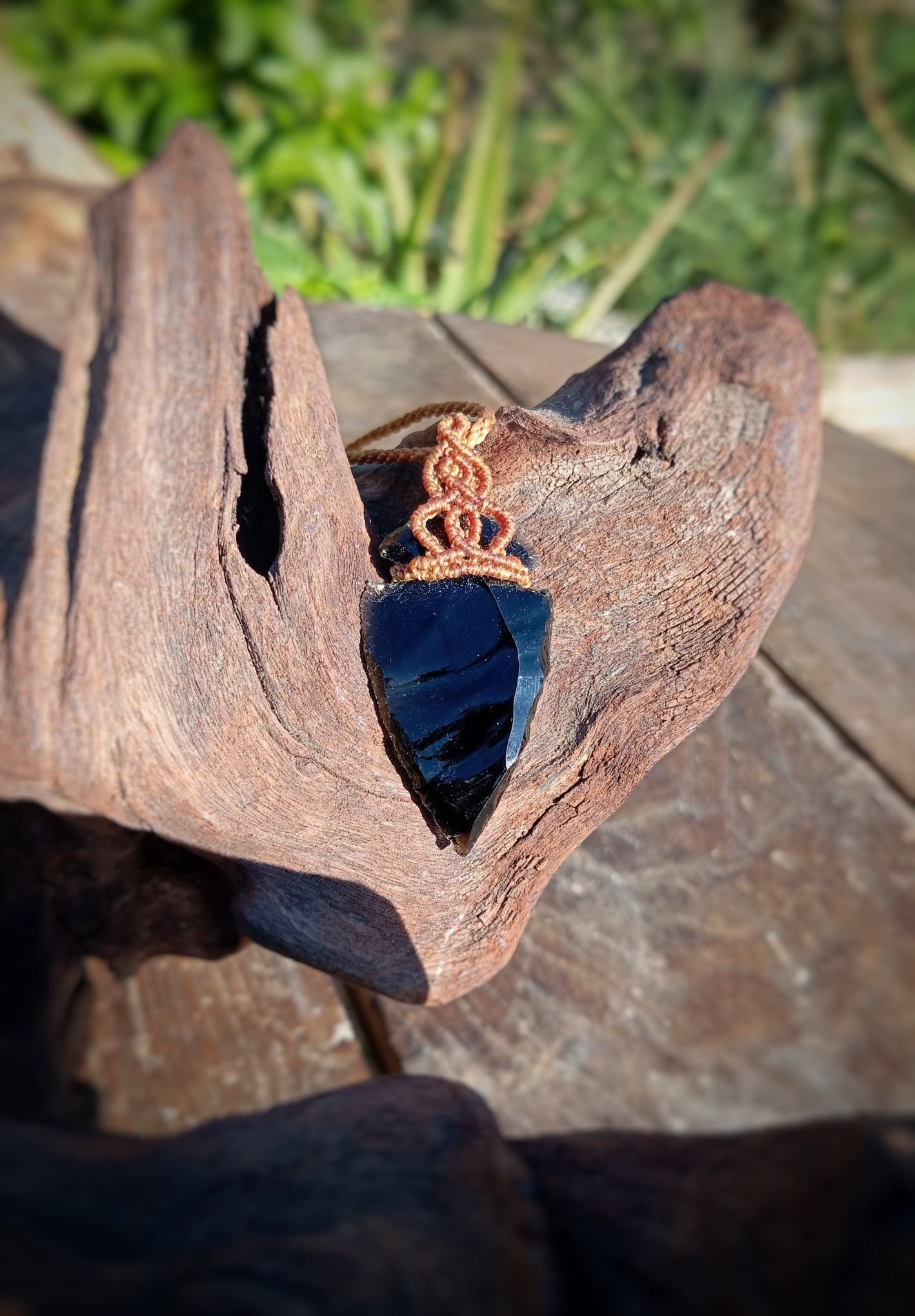 NOVEDAD  Punta de Flecha de Obsidiana (Pieza única)