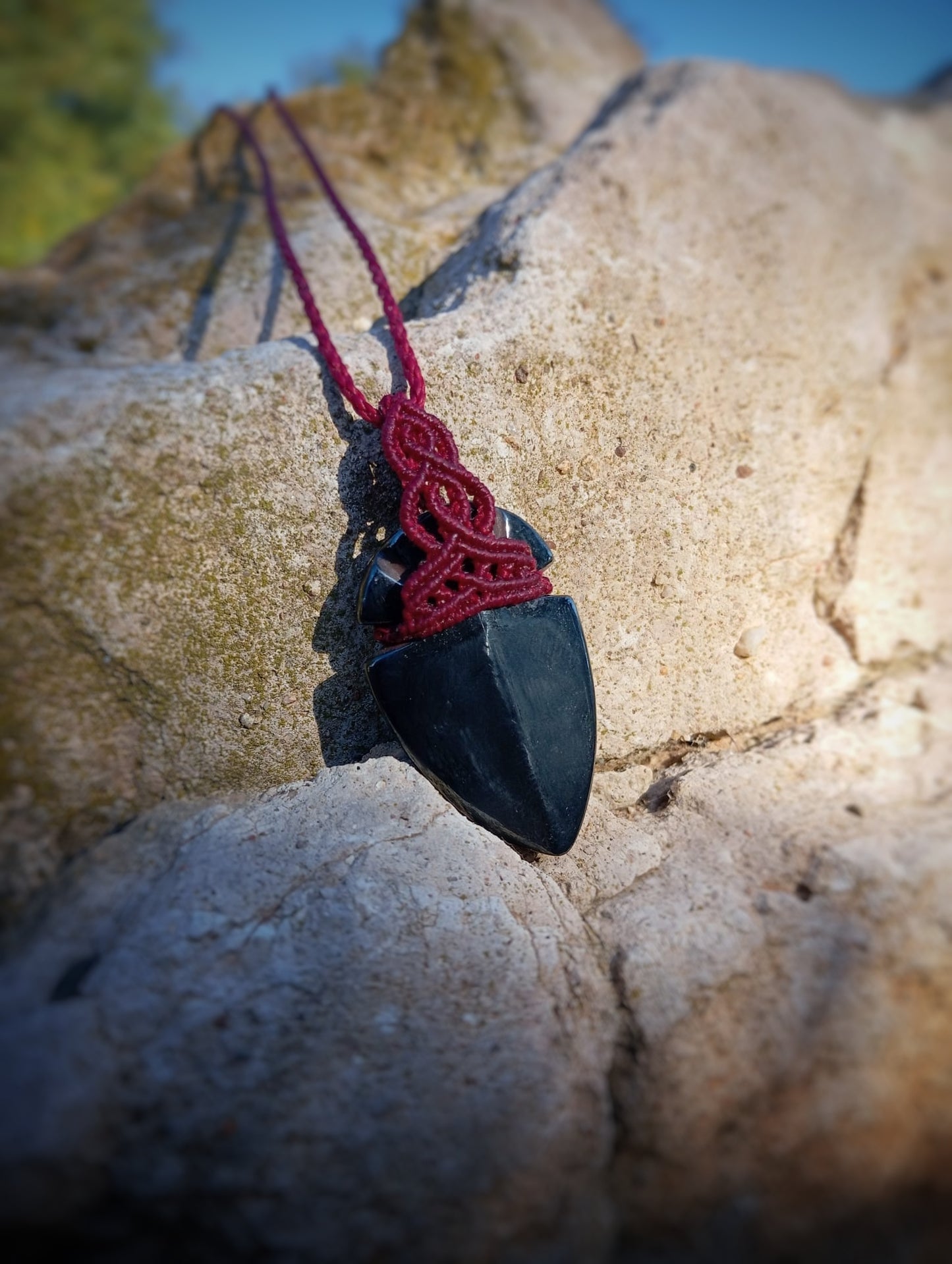 NOVEDAD Punta de Flecha de Hematite (Pieza única)
