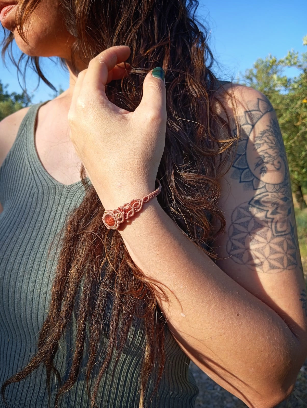 NOVEDAD  Pulsera con Ojo de Buey (Pieza única)