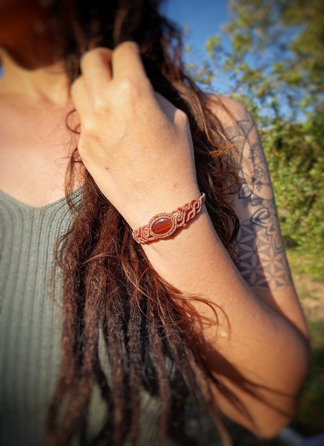 NOVEDAD  Pulsera con Ojo de Buey (Pieza única)